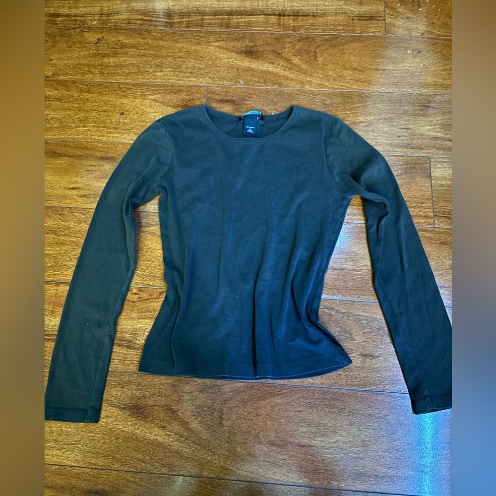 Brown long sleeve 
Size- small